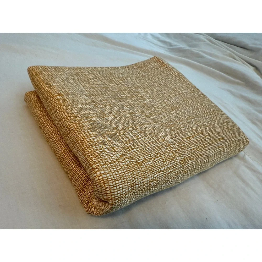Vintage new orangish brown retro Fabric 35